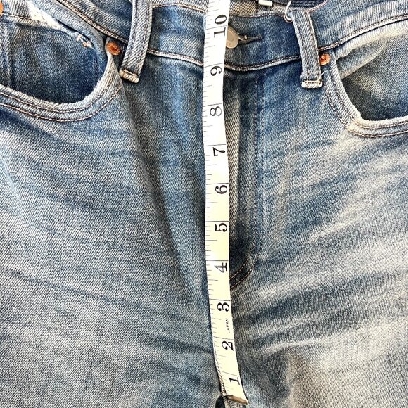 Pistola Lennon Jeans Size 26 High Rise Straight Leg Medium-Light Wash - Picture 7 of 12